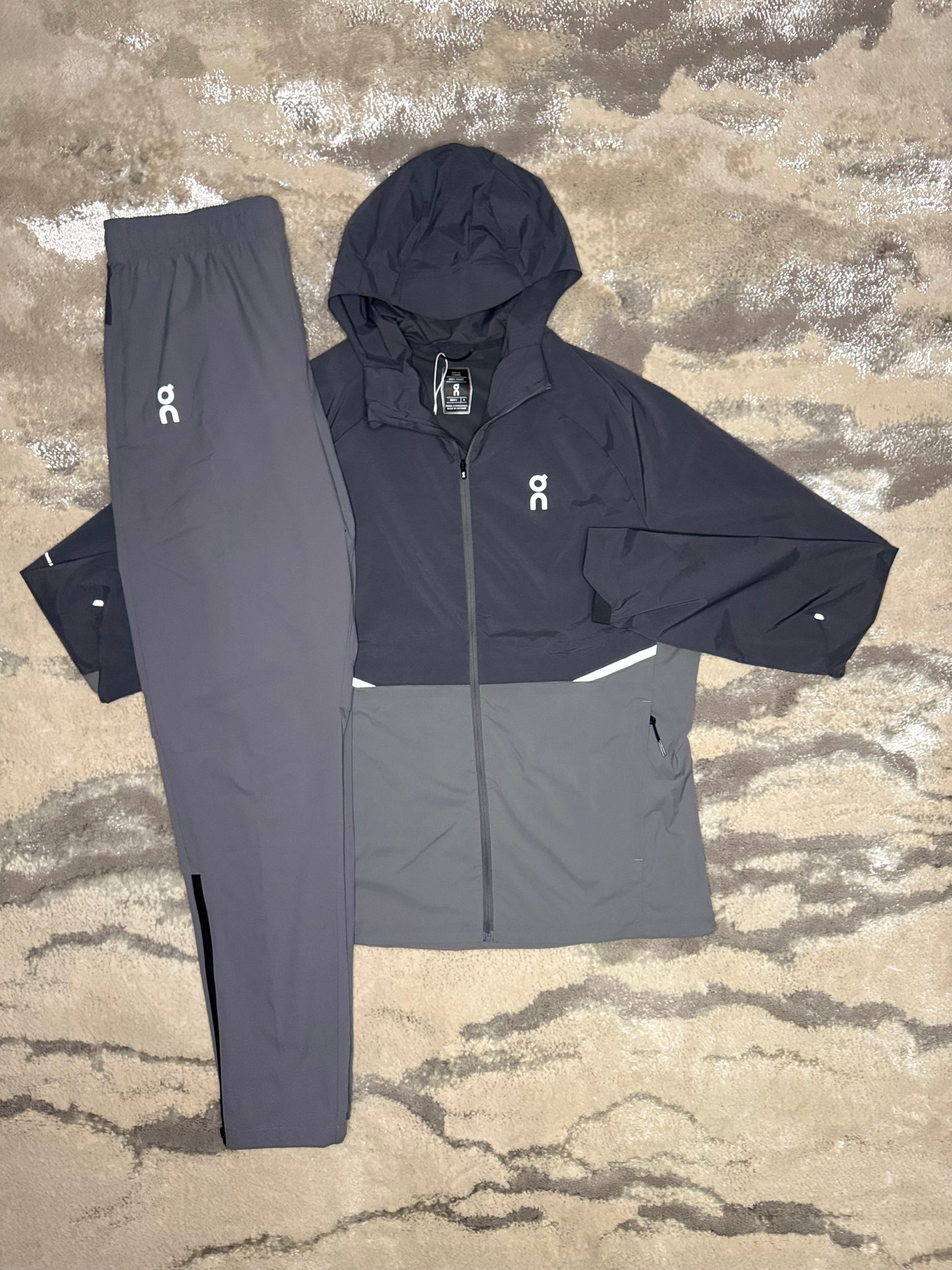 On Running Grey Tracksuit