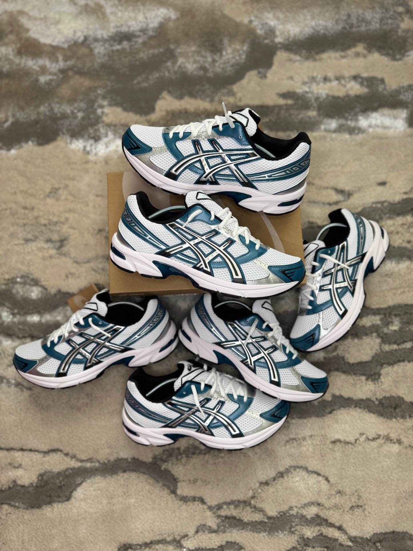 Asics Gel 1130 White Restful Teal