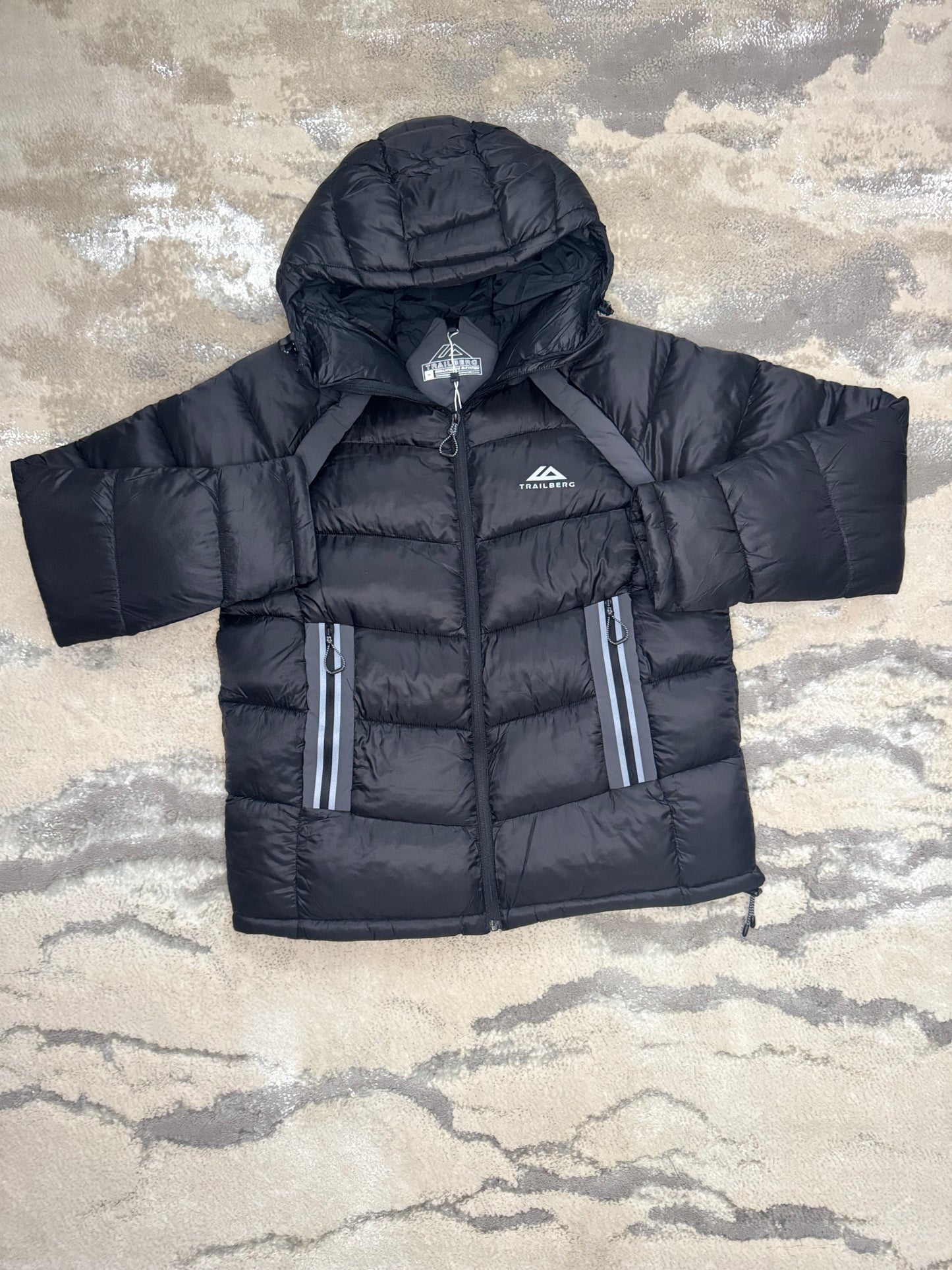 Trailberg Zermat Black Puffer Coat