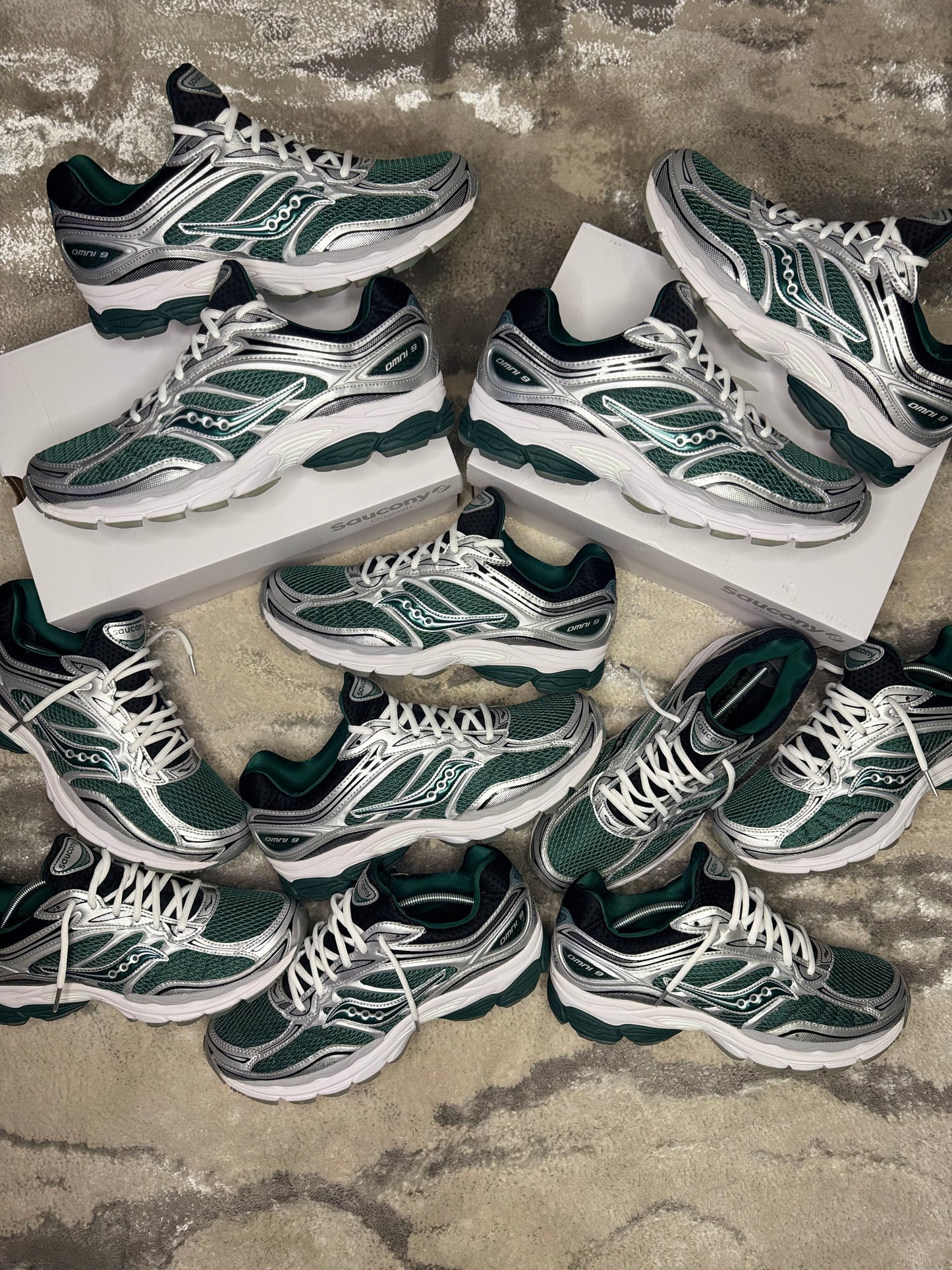 Saucony Omni 9 Forest Green