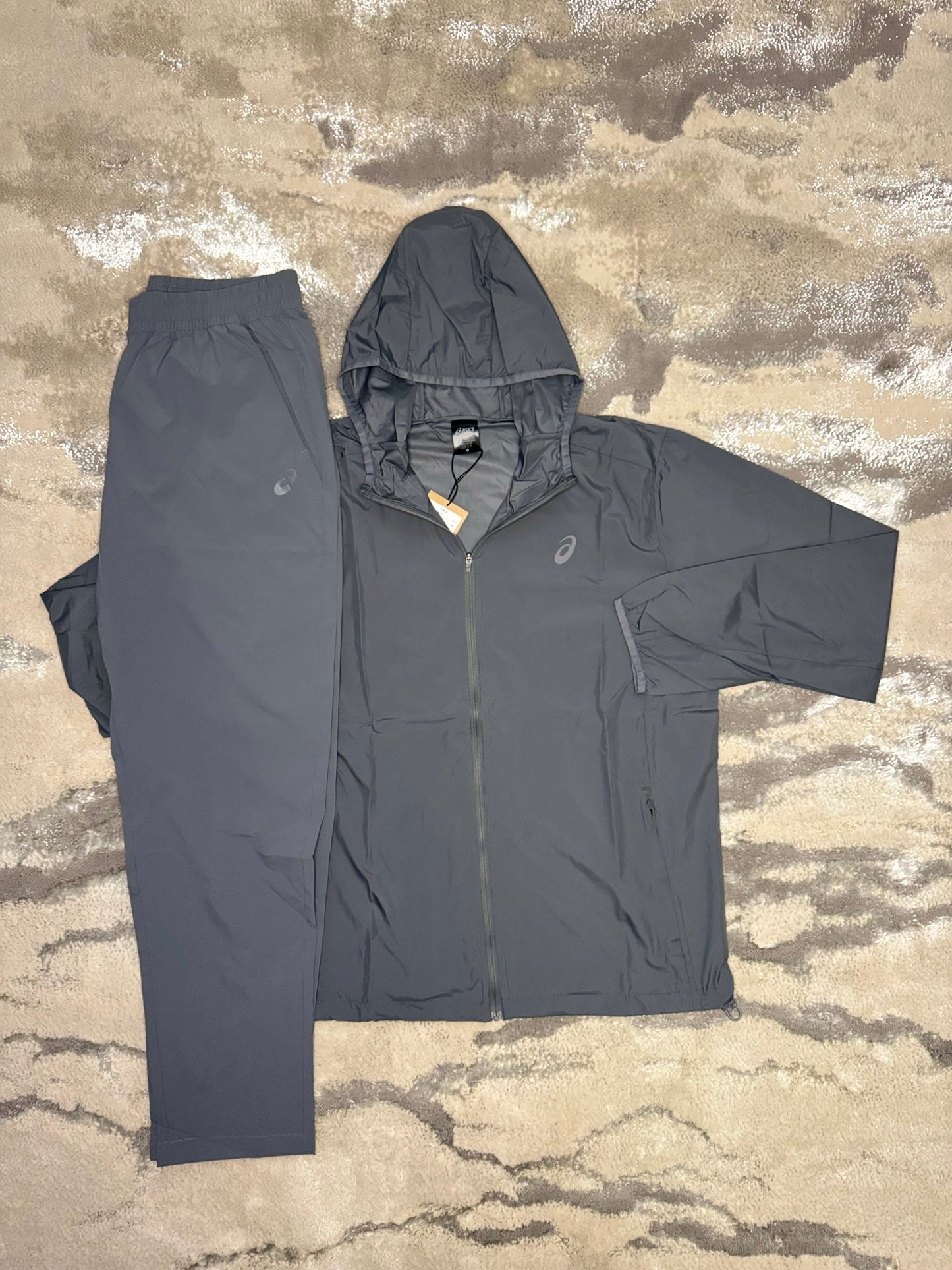 Asics Asia Exclusive Grey Woven Tracksuit
