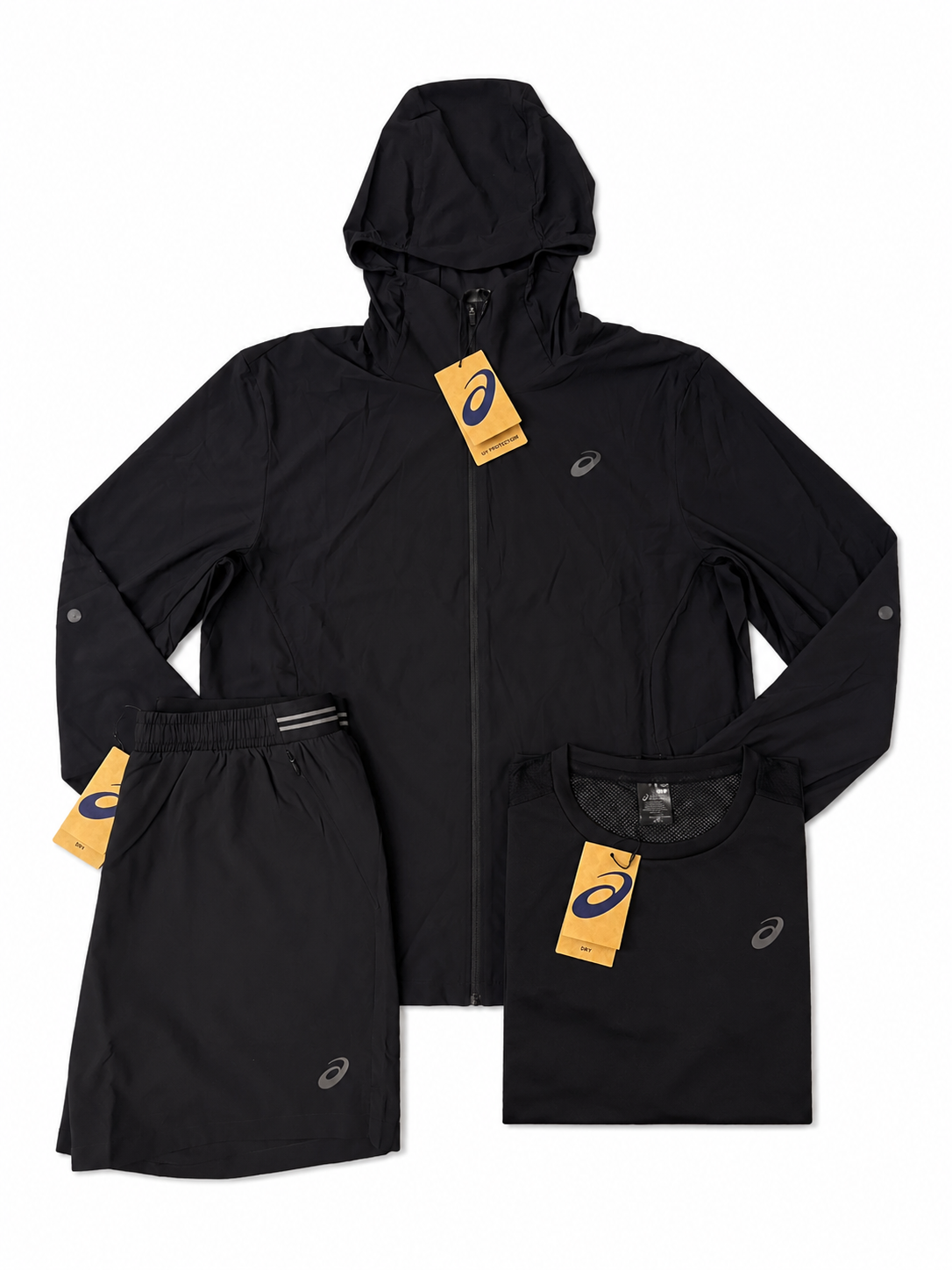Asics Asia Black 3 Piece Set