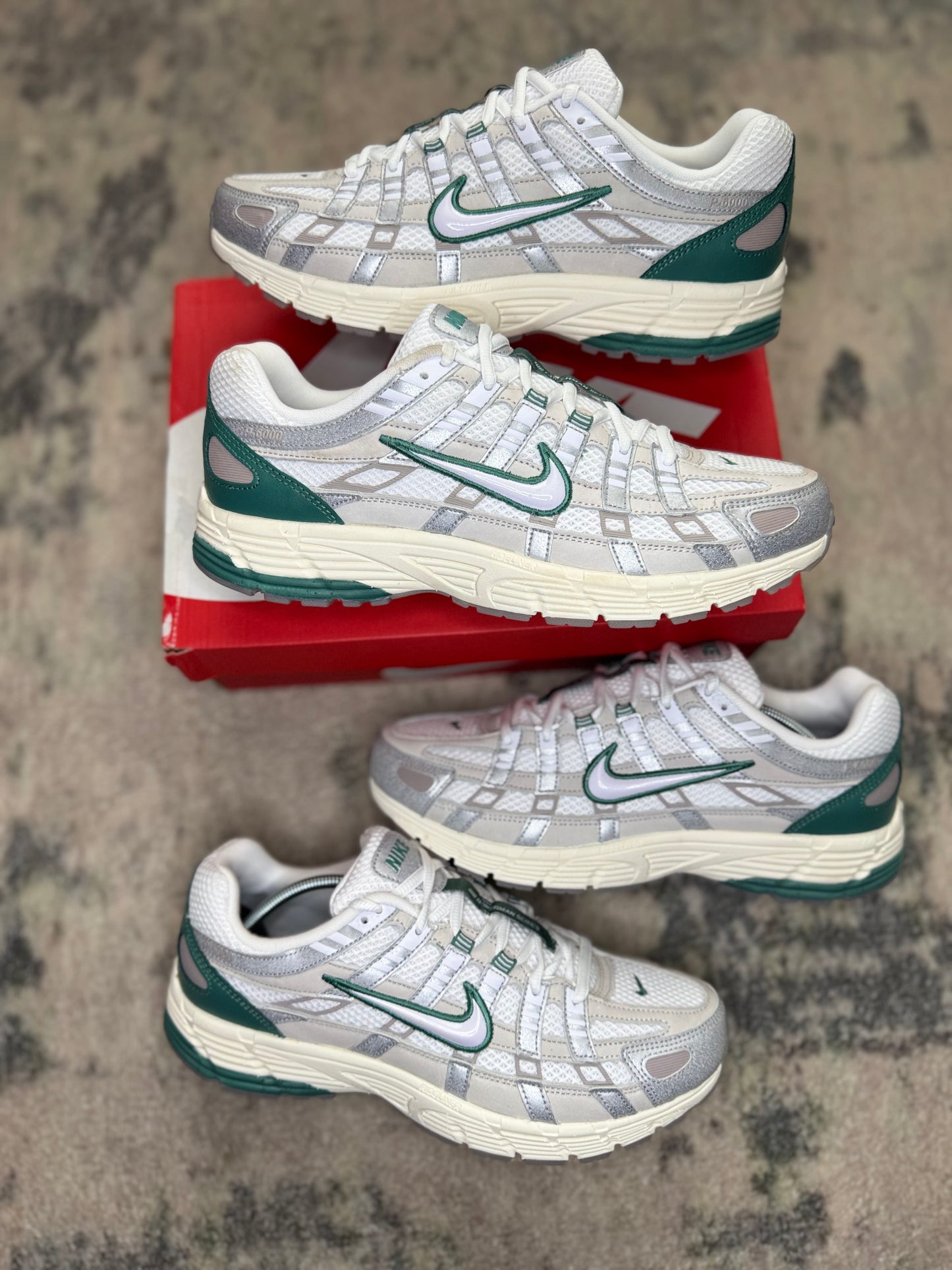 Nike P-6000 Light Bone/ Costal Green