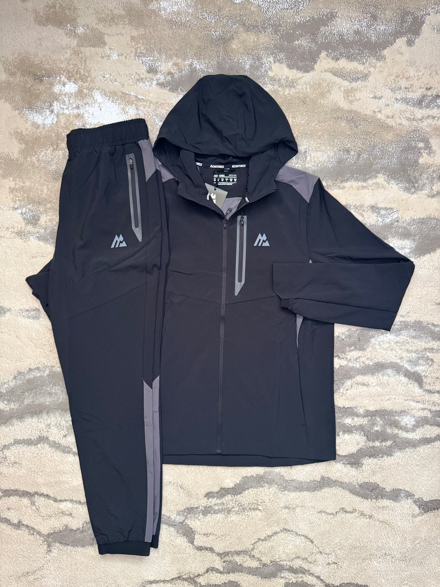 Montirex Black Lumos Tracksuit