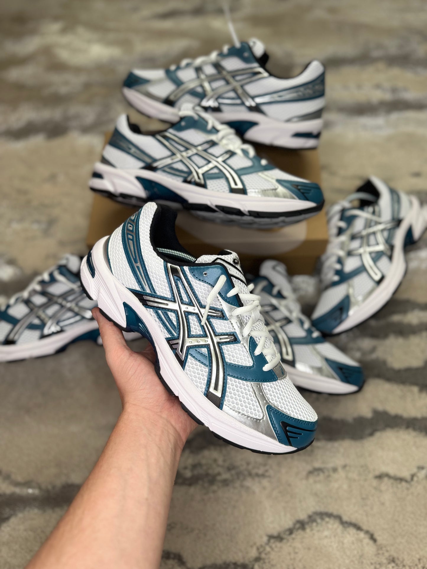 Asics Gel 1130 White Restful Teal