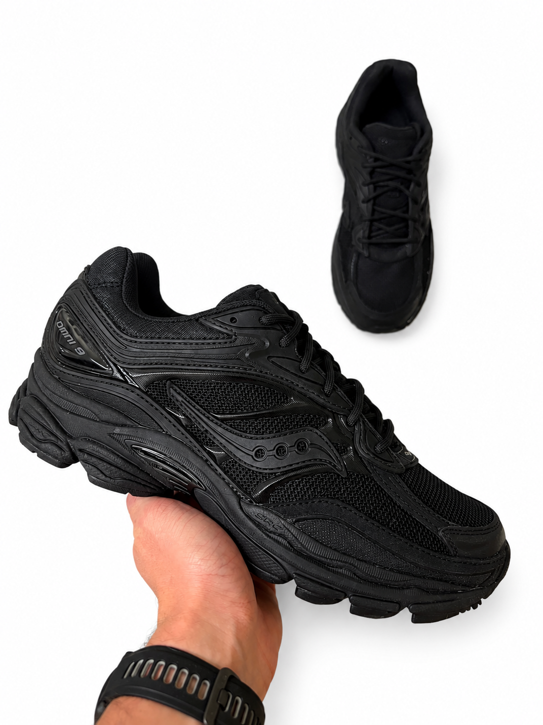 Saucony Pro Grid Omni 9 Triple Black