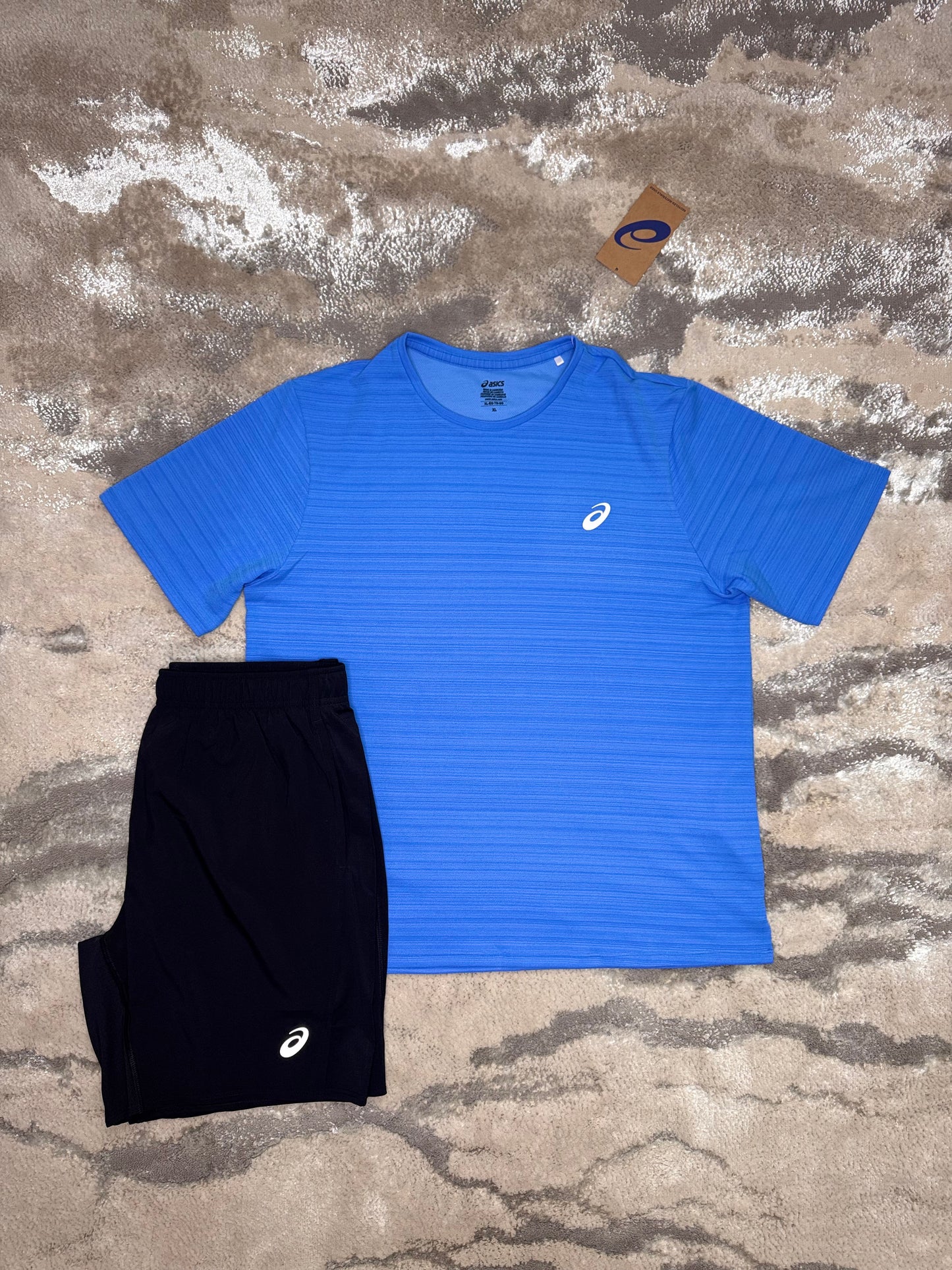 Asics Asia Exclusive Blue And Black Set