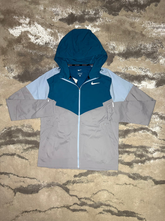 Nike Grey And Blue Windrunner