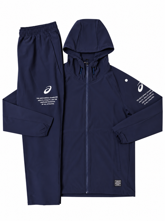 Asics Asia Exclusive Navy Woven Tracksuit
