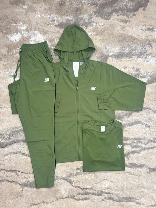 New Balance Khaki 3 Piece Set