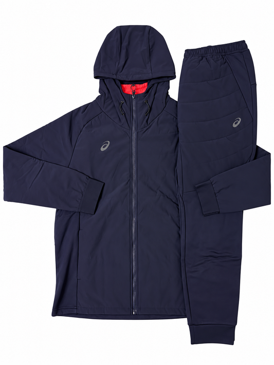 Asics Asia Exclusive Navy Full Fleece And Water Resistant