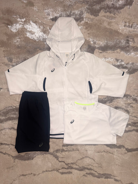 Asics Asia Exclusive White/Black Set