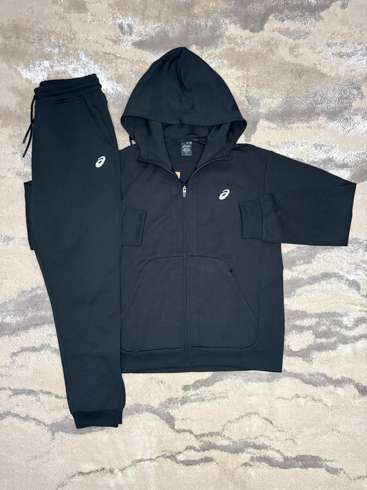 Asics Asia Exclusive Black Cotton Tracksuit