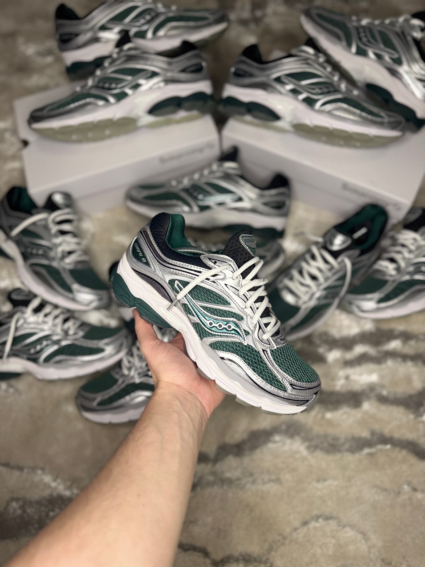 Saucony Omni 9 Forest Green