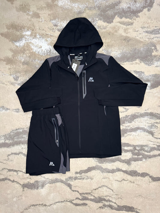 Montirex Lumos 2.0 Black/Grey Jacket And Shorts