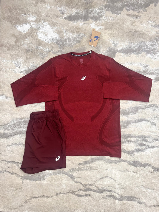 Asics Red Planet Seamless Long Sleeve Set