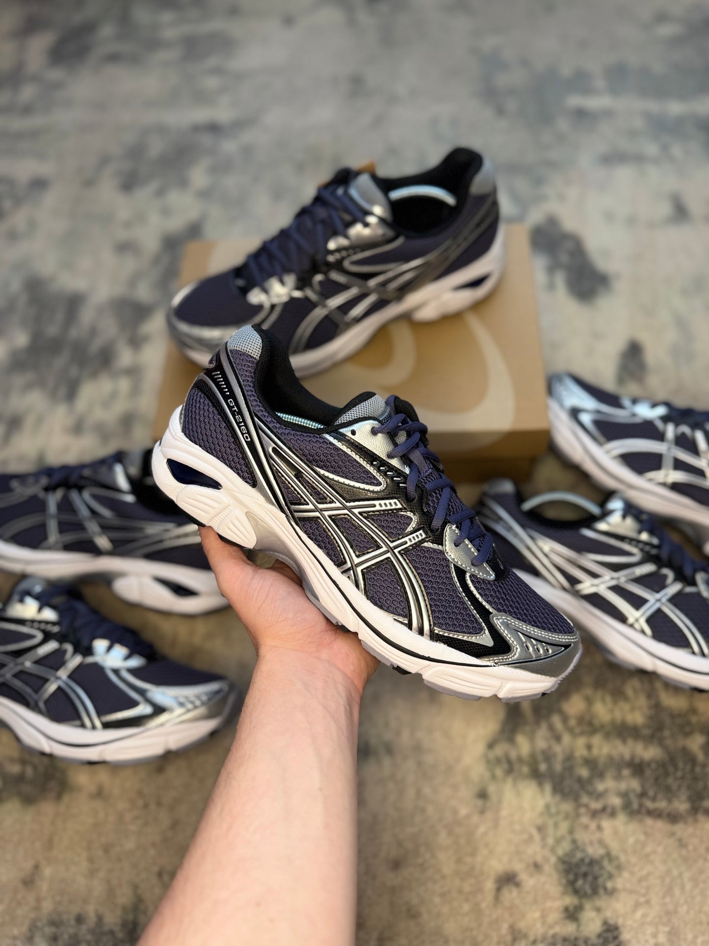 Asics GT2160 Indigo Pure Silver