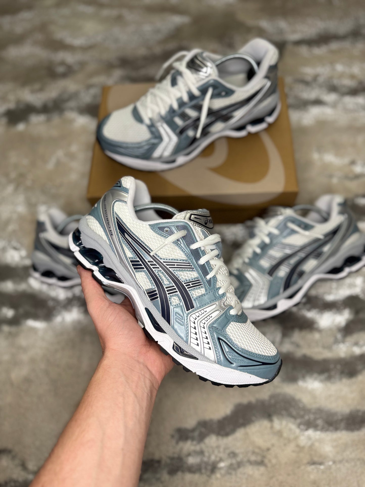 Asics Kayano 14's Fjord