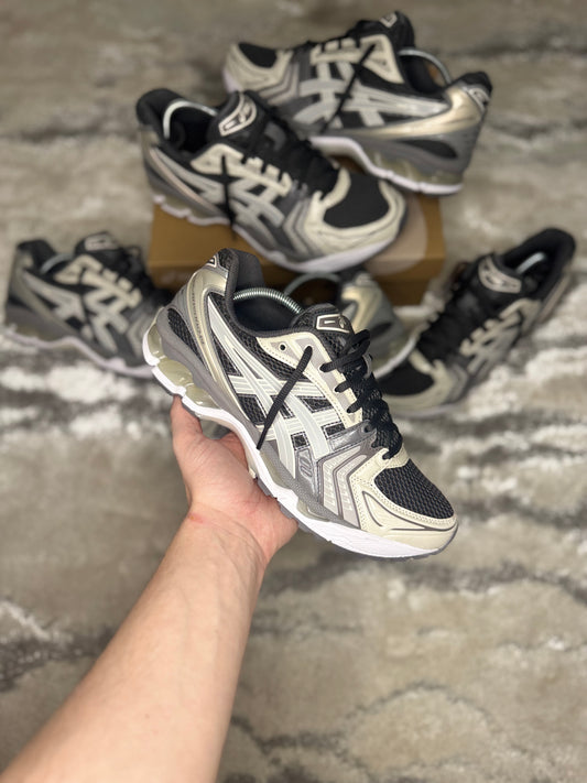 Asics Kayano 14's Obsidian Cement Grey